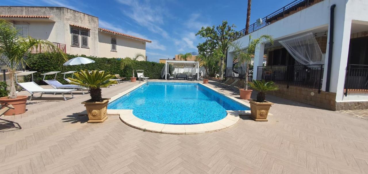 Villa Marianna Con Piscina Privata Ampi Spazi Esterni E Wifi Free Trabia Ngoại thất bức ảnh